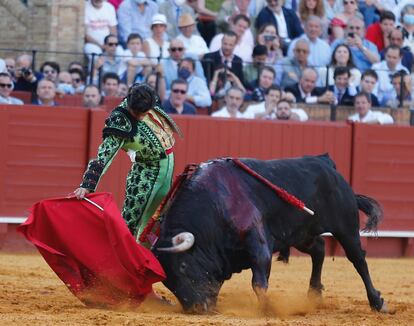 Morante de la Puebla, el pasado 7 de mayo en La Maestranza.