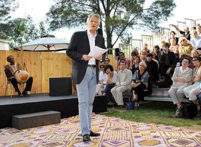 Dominique de Villepin recita unos poemas el pasado 14 de junio en Montpellier.