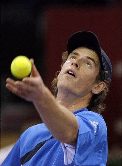 Andy Murray en el partido ante Radek Stepanek