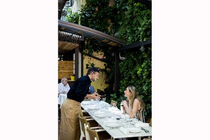 Terraza del restaurante Vivanda, en Barcelona.