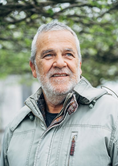 El voluntario Jon Aranguren.