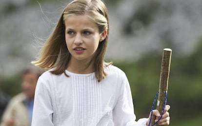 Princess Leonor in Asturias.