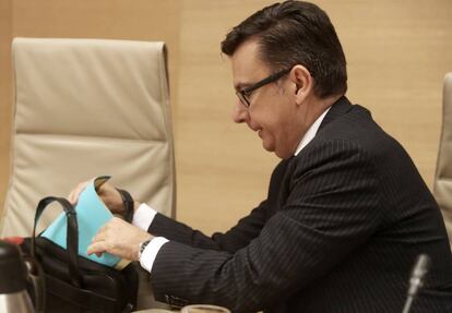 El Ministro de Economía, Industria y Competitividad, Román Escolano