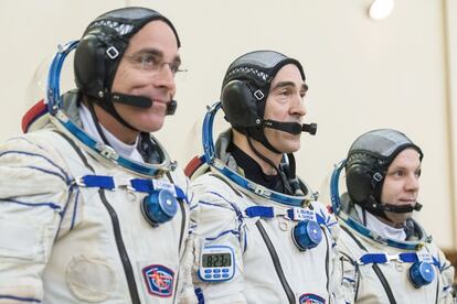 La tripulación de la expedición 63 a la ISS pasará un mes en cuarentena.