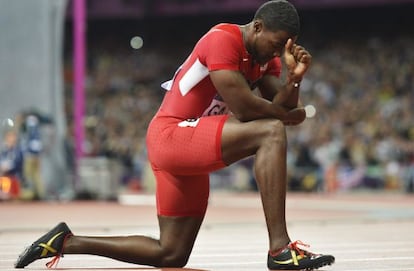 Gatlin, tras ganar el bronce