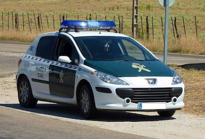 Un coche de la Guardia Civil.