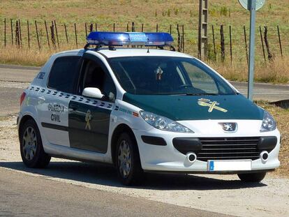 Un coche de la Guardia Civil.