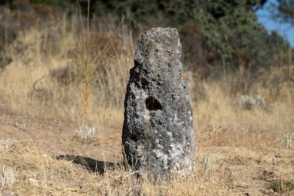 El Menhir de El Romeral.
