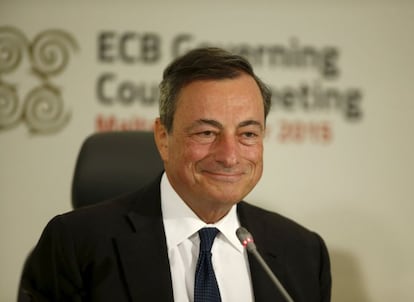 Mario Draghi, presidente del BCE