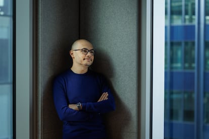 El fundador de Google DeepMind, Demis Hassabis, después del anuncio del Premio Nobel de Química 2024.