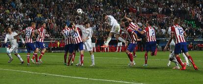 El gol de Sergio Ramos en la final de Lisboa. 