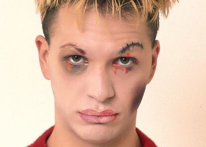 Michael Alig en sus días de gloria como líder de los 'club kids'.