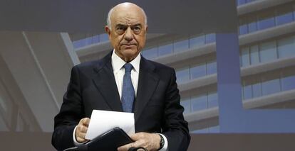 El expresidente de BBVA, Francisco González.