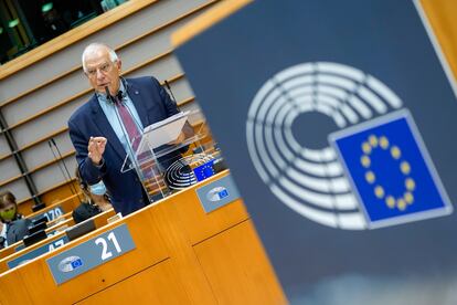 El vicepresidente de la Comisión y alto representante de Política Exterior de la UE, Josep Borrell, la semana pasada en Bruselas.