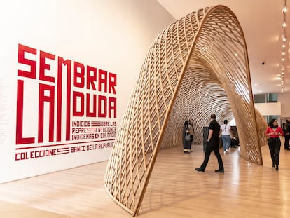 Exposición 'Sembrar la duda', en el Museo de Arte Miguel Urrutia (MAMU), en Bogotá.