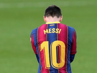 Messi al Camp Nou.  