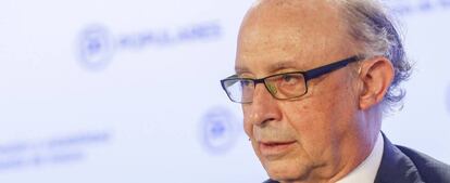 El Ministro de Hacienda y Función Pública, Cristóbal Montoro.