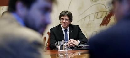 Catalan premier Carles Puigdemont.