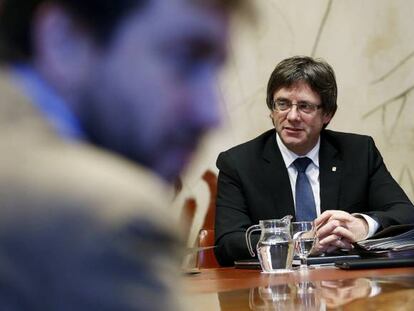 Catalan premier Carles Puigdemont.