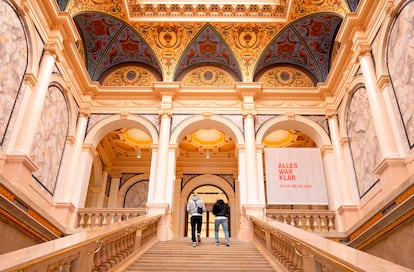 Interior del museo Albertina de Viena este miércoles.