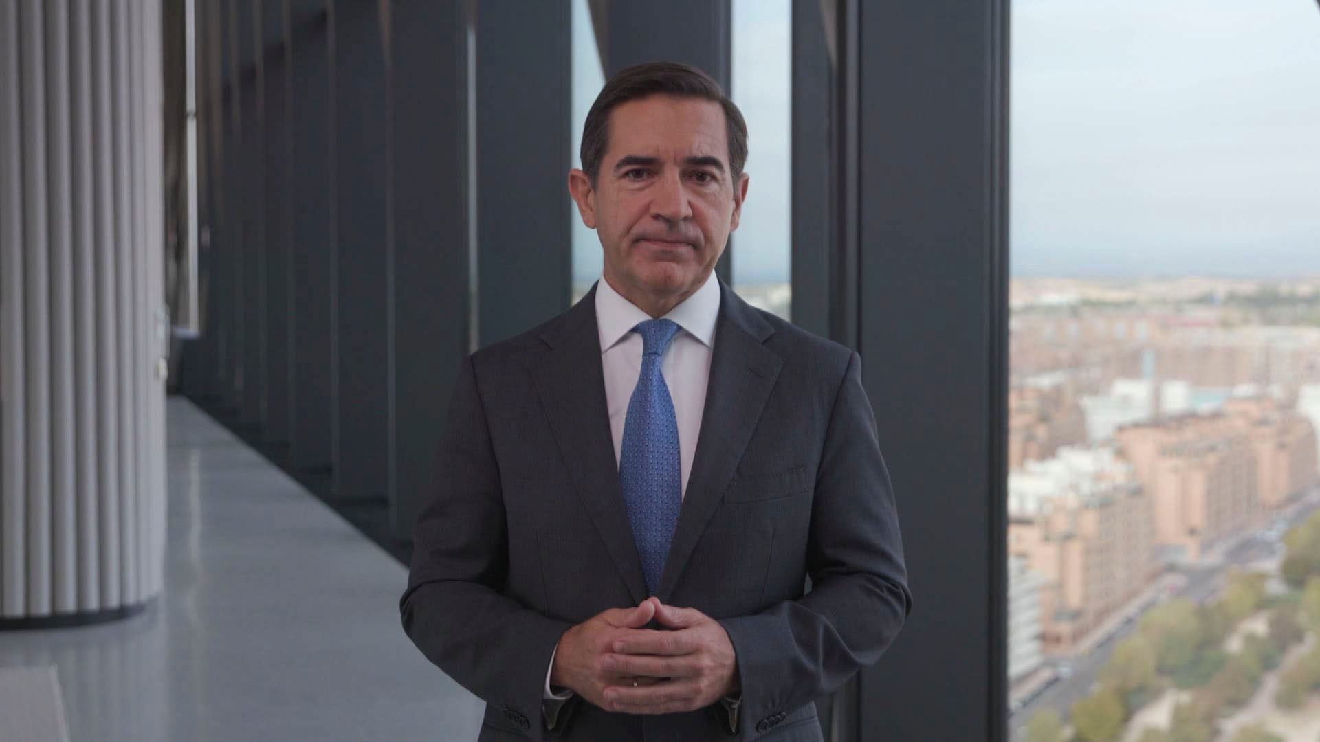 El presidente del BBVA, Carlos Torres.