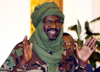 El dirigente rebelde Jalil Ibrahim, máximo líder del principal grupo insurgente de Darfur, Movimiento de Justicia e Igualdad (MJI). EFE/Archivo