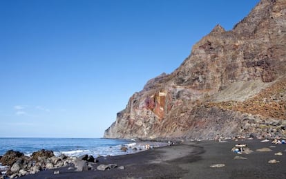 Playa del Inglés, en Valle Gran Rey (La Gomera).