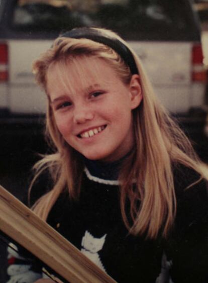 Jaycee Dugard, antes del secuestro.