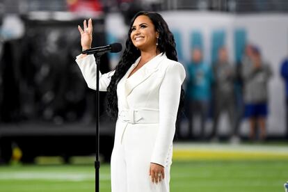Demi Lovato, durante la Super Bowl, celebrada en Miami (EE UU), el pasado febrero.
Demi Lovato, durante la Super Bowl, celebrada en Miami (EE UU), el pasado febrero.
