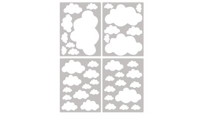 Pack de pegatinas de nube para pared de habitación infantil PREMYO