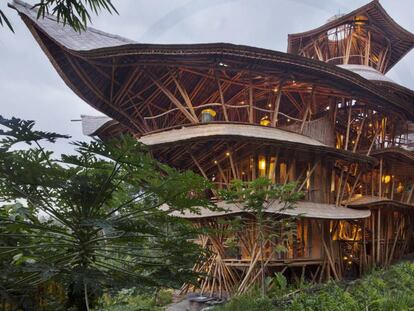 Sharma Springs, una casa de seis niveles y 750 metros cuadrados en Bali. 