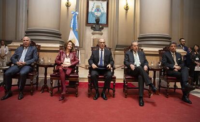 Los jueces de la Corte Suprema de Argentina