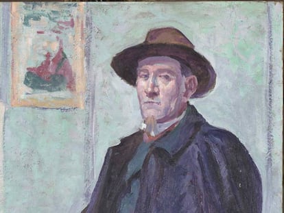 Retrato de Félix Fénéon realizado por Maximilien Luce.