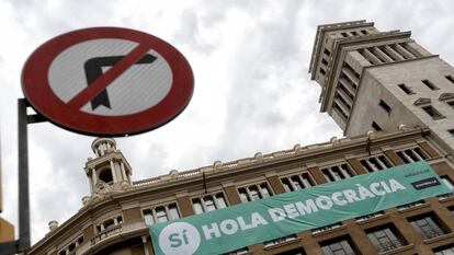 Ambiente en Barcelona en la víspera del referéndum ilegal del 1-O