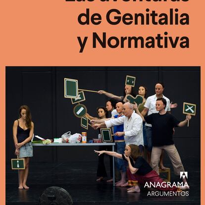 Portada de 'Las aventuras de Genitalia y Normativa', de Eloy Fernández Porta.