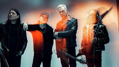 Robert Trujillo, Lars Ulrich, James Hetfield y Kirk Hammett, en una imagen actual de promoción.