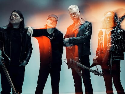 Robert Trujillo, Lars Ulrich, James Hetfield y Kirk Hammett, en una imagen actual de promoción.