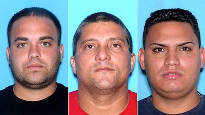 José Gerardo González, Reynaldo Castillo y Hendris Castillo.