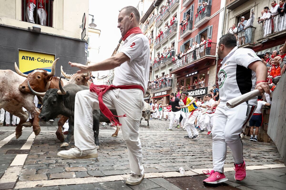 Octavo y último encierro de San Fermín, en directo