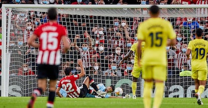 Raúl García marca el primer gol del Athletic ante el Villarreal