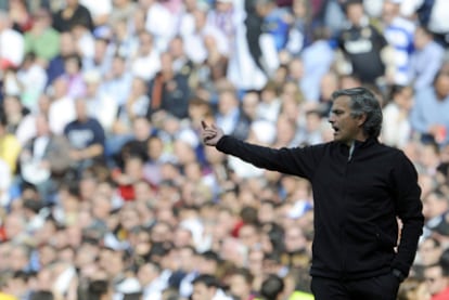 Mourinho, during the win over Osasuna.