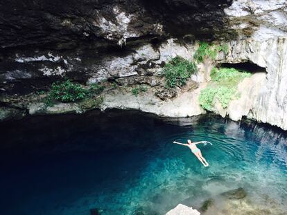 Cenote en Homún, Yucatán