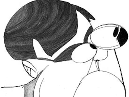 Caricatura de Moncho López