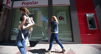 Sucursal del Banco Popular en Madrid