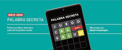 lustración del juego 'Palabra secreta', de EL PAÍS.