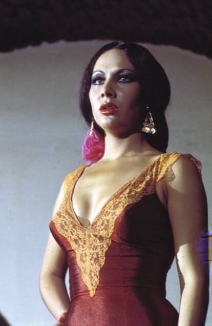 La madrileña Sara Lezana, actriz y bailaora, protagonizó en 1963 la película ‘Los tarantos’.