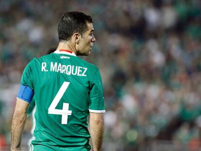 Rafa M&aacute;rquez durante el partido contra Jamaica. 