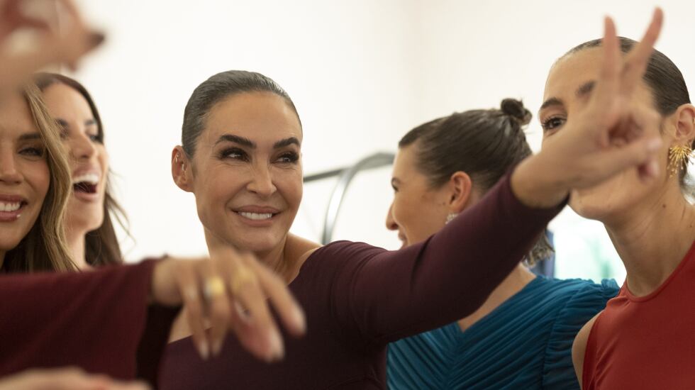 En el centro de la imagen, Vicky Martín Berrocal.