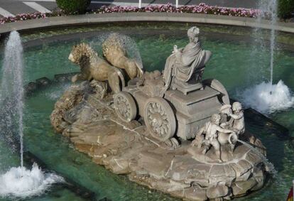 La fuente de la Cibeles, obra de Ventura Rodr&iacute;guez, en una imagen de la exposici&oacute;n. 