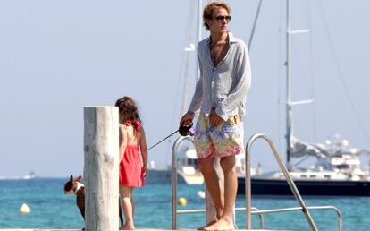 Andrea Casiraghi, de vacaciones en Saint Tropez.